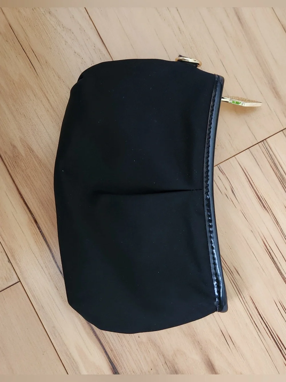 MZ Wallace Black Nylon Small Makeup Toiletries Pouch